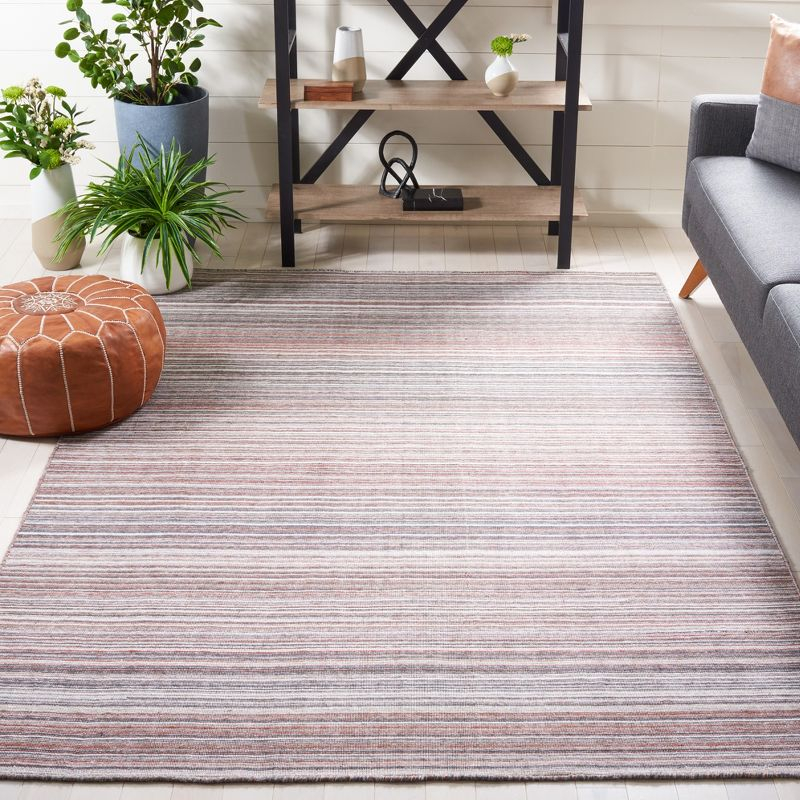 Kilim KLM313 Hand Woven Area Rug - Red/Grey - 5'x8' - Safavieh.