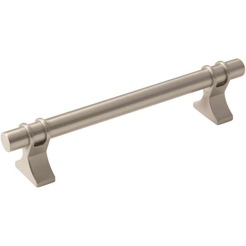 Amerock Davenport 5-1/16 inch (128mm) Center-to-Center Satin Nickel Cabinet Pull