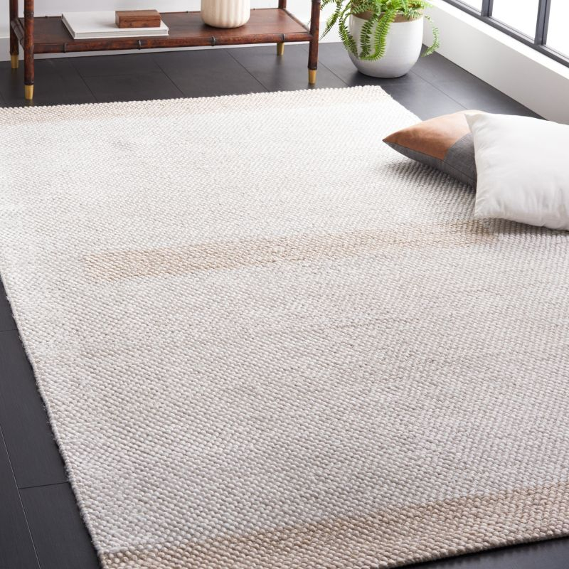 Natura NAT324 Flat Weave Indoor Area Rug - Ivory/Beige - 5'x8' - Safavieh