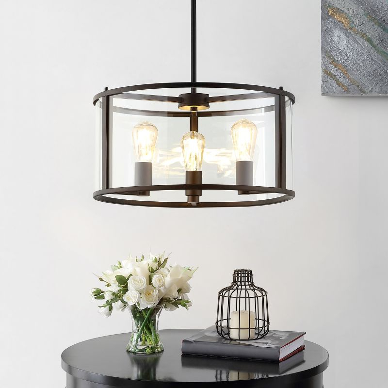 Relom 4 Light 16" Pendant - PND4121 - Bronze - Safavieh