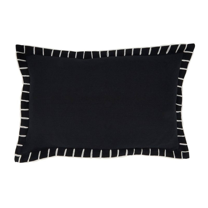 Saro Persephone Collection Cotton Pillow Cover