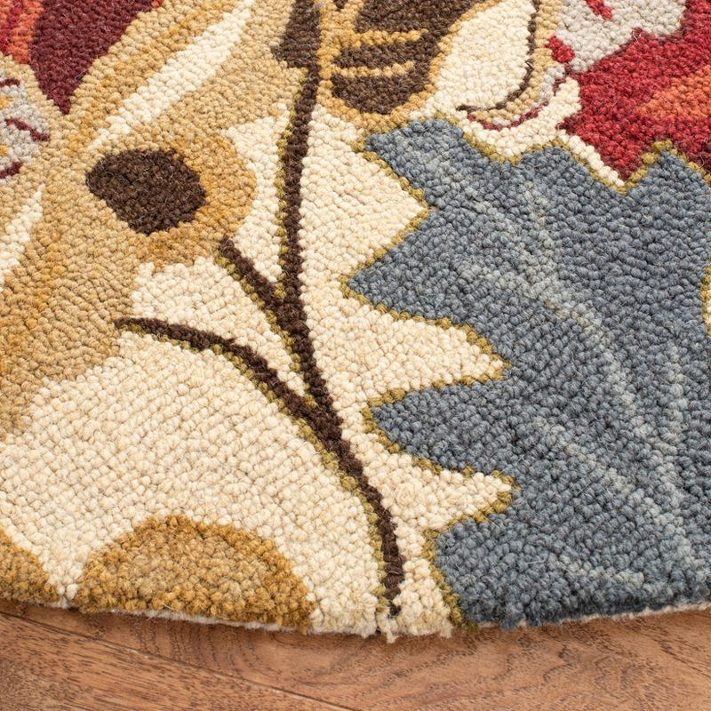 Jardin JAR952 Hand Tufted Area Rug - Beige/Multi - 6' Round - Safavieh.