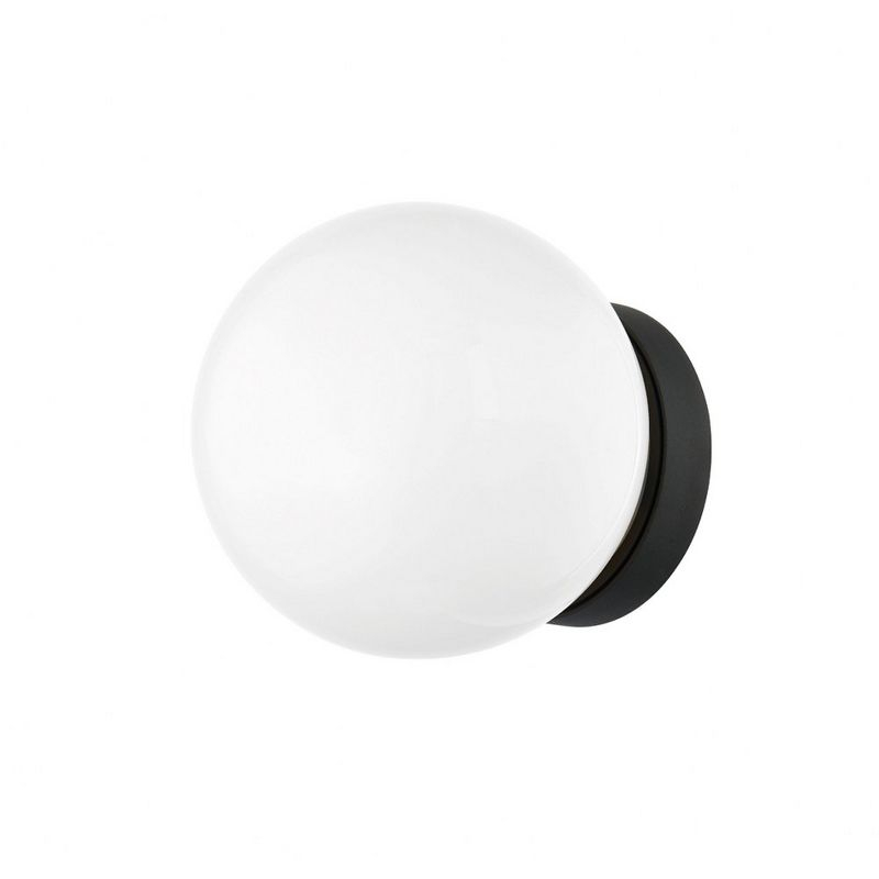Troy Lighting Ansel 1 - Light Wall Light in  Textured Black Opal Shiny Shade