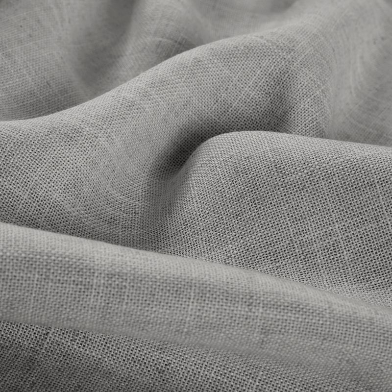 Harrow Solid Texture Room Darkening Single Window Curtain Panel - 52" x 108" - Dark Gray - Elrene Home Fashions