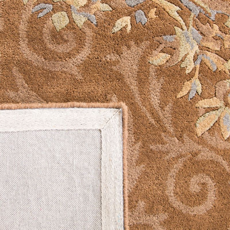 Empire EM409 Hand Tufted Wool Accent Rug - Blue/Brown- 2' X 3' - Safavieh.