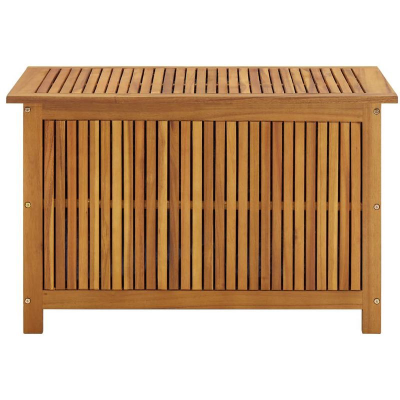 vidaXL Patio Storage Box 35.4Inchx19.7Inchx22.8Inch Solid Acacia Wood