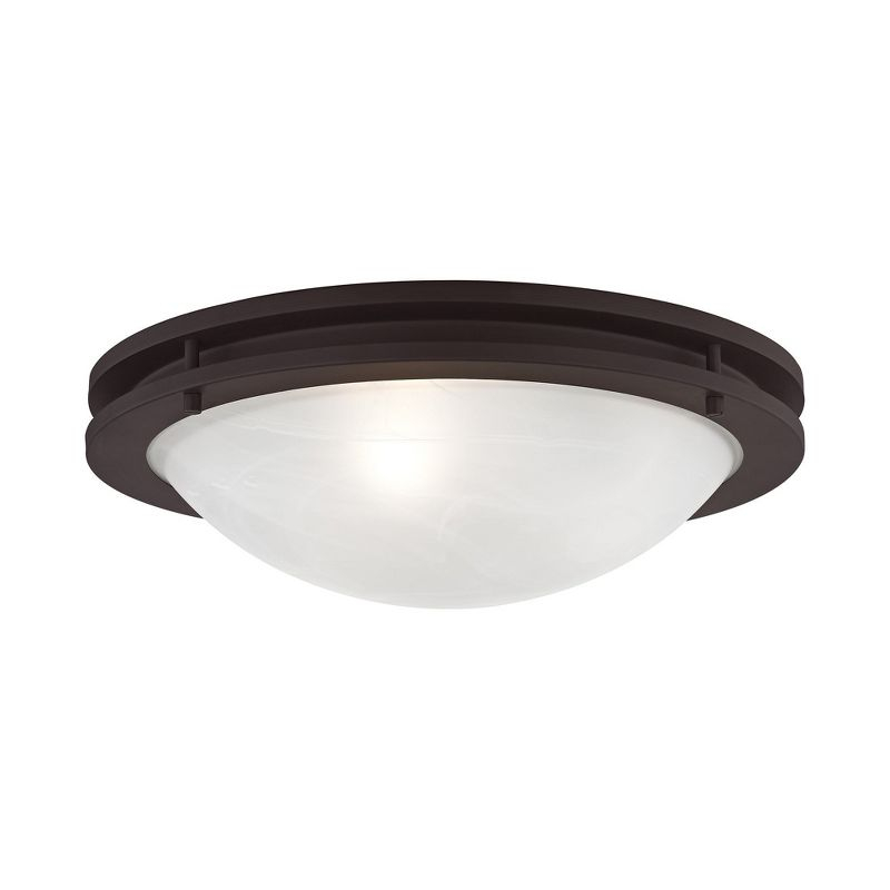 Livex Lighting Ariel 3 - Light Flush Mount in  Bronze