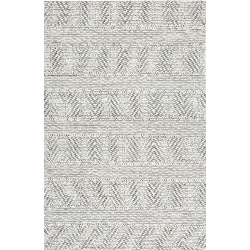 Marbella MRB554 Power Loomed Indoor Area Rug - Beige/Light Grey - 5'x8' - Safavieh