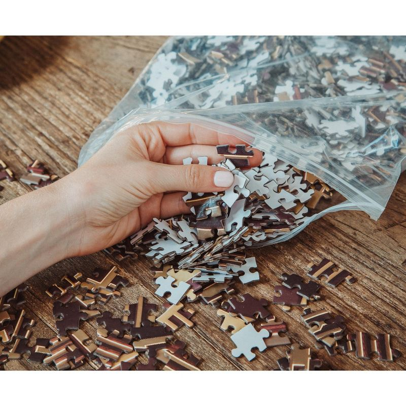 Toynk Bitcoin 1000-Piece Round Jigsaw Puzzle