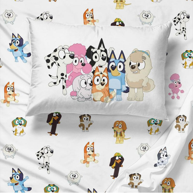 Sunny Side Up Bluey Twin Sheet Set
