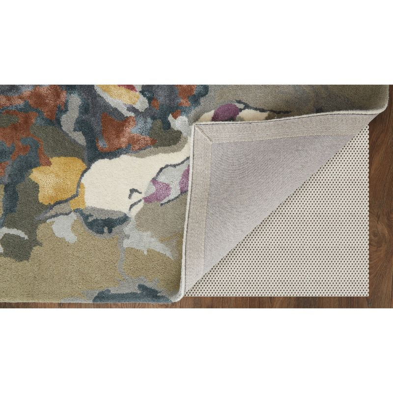 Dafney Transitional Floral & Botanical Purple/Pink/Green Area Rug