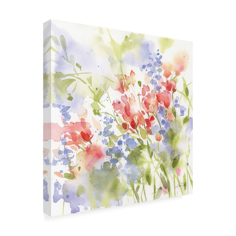Trademark Fine Art - Katrina Pete 'Spring Meadow II' Outdoor Canvas - 14x14