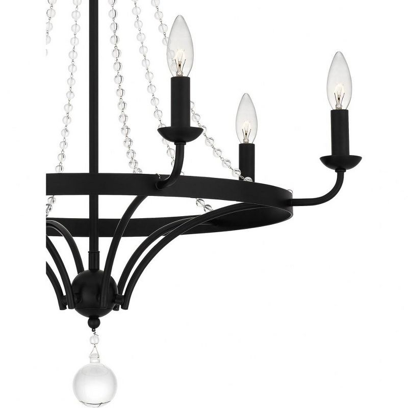 Quoizel Lighting Adelaide 6 - Light Chandelier in  Matte Black