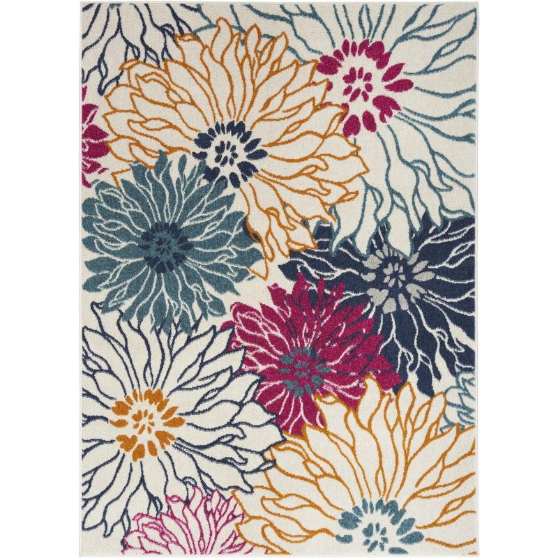 Nourison Passion Bohemian Transitional Floral Indoor Area Rug Ivory/Multi 8' x 10'