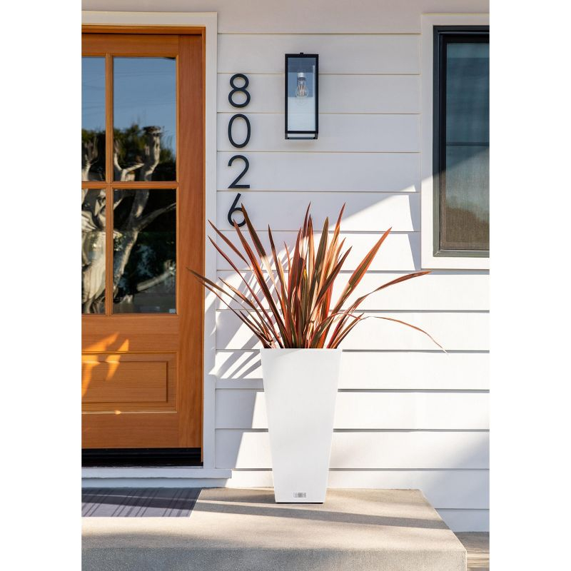 Veradek Pure Series Midland 30" Plastic Planter - White