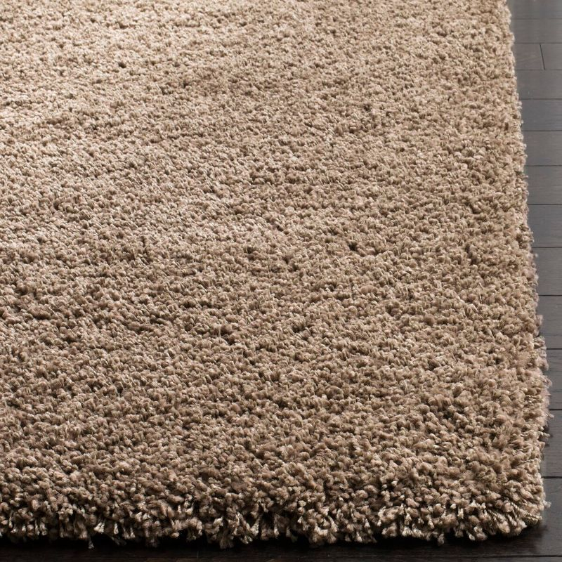 California Shag SG151 Power Loomed Indoor Accent Rug - Taupe - 3'x5' - Safavieh