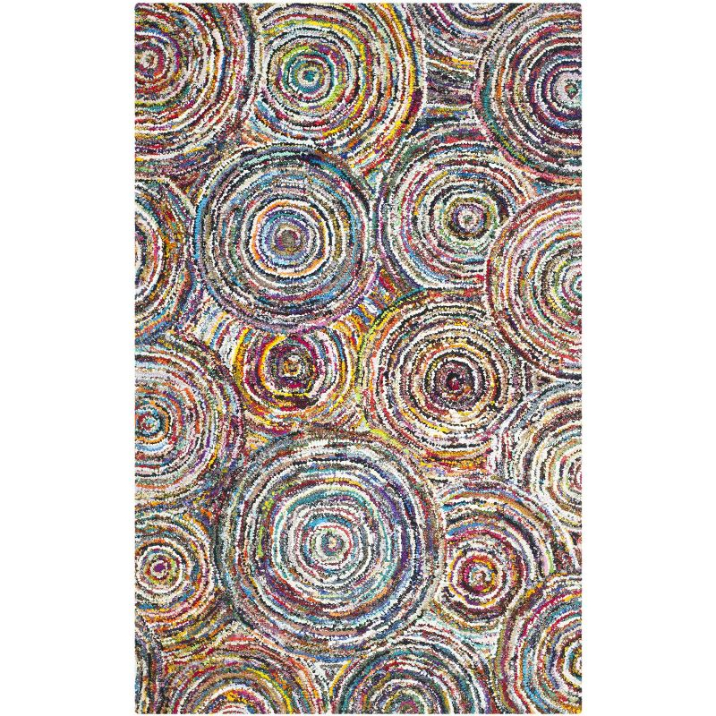 Nantucket NAN514 Hand Tufted Area Rug - Multi - 4'x6' - Safavieh.