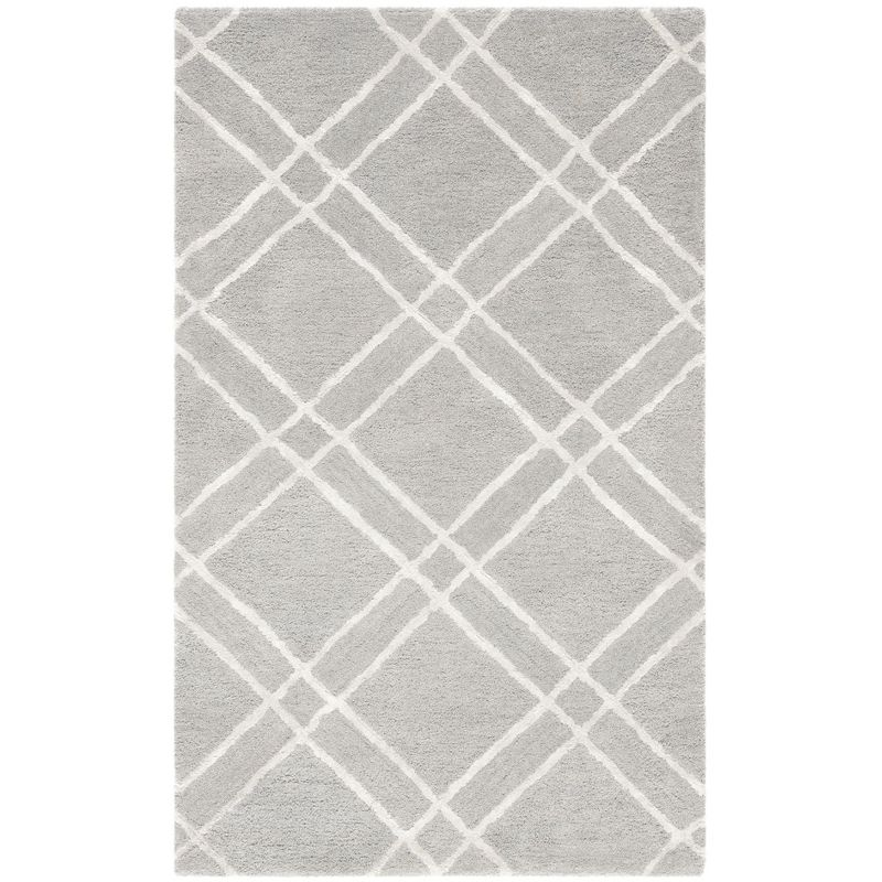 Himalaya HIM901 Handmade Accent Rug - 2'x3' - Grey/Silver - Safavieh