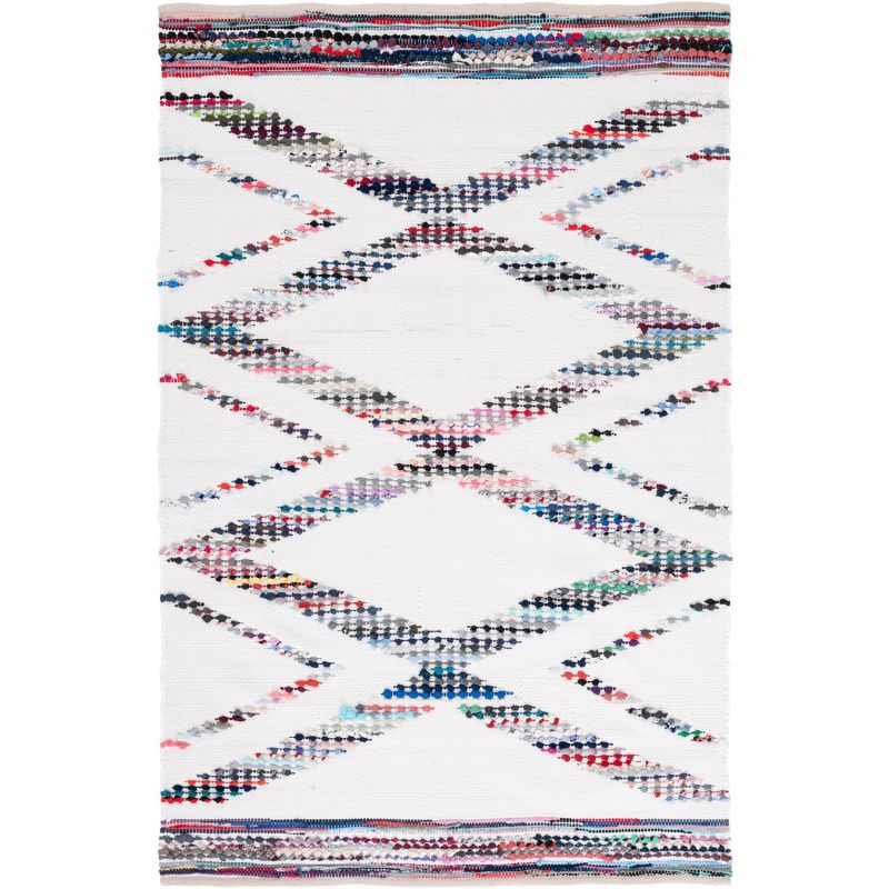 Montauk MTK815 Hand Woven Area Rug - Ivory/Blue - 5'x8' - Safavieh.