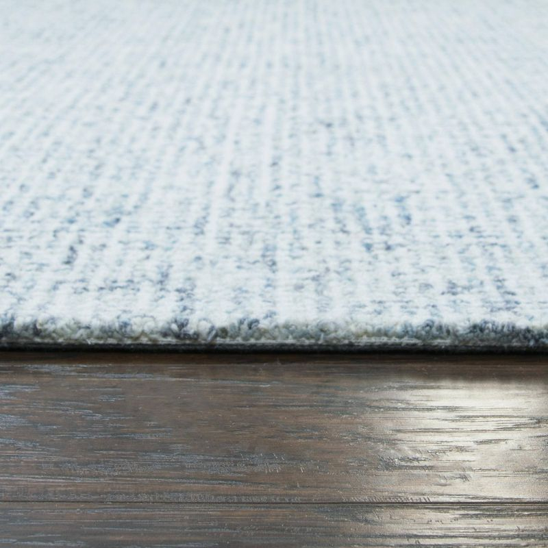 Alora Decor 10'x10' London Tweed Round Area Rug Blue