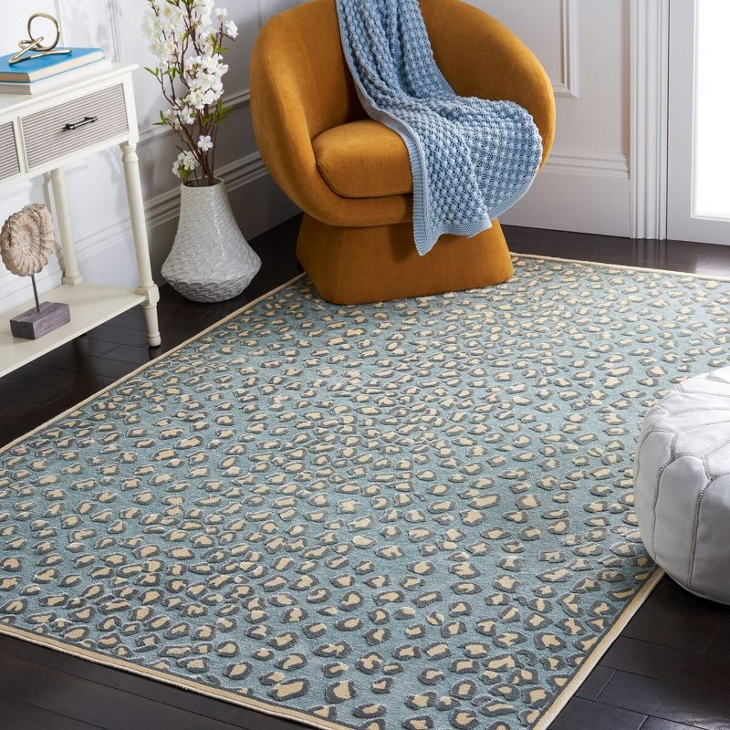 Paradise PAR84 Power Loomed Indoor Area Rug - Cream/Spruce - 5'3"x7'6" - Safavieh.