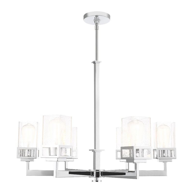 Livex Lighting Harding 6 - Light Chandelier in  Polished Chrome