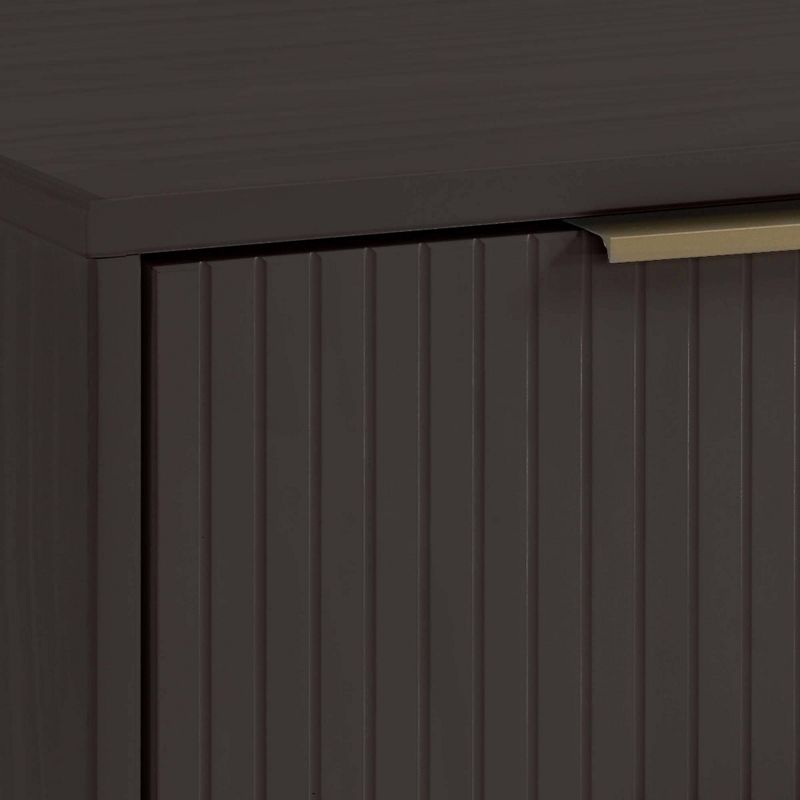 Manhattan Comfort 2pc Granville Dresser and Nightstand Bedroom Set: Modern UV Painted, Soft Close