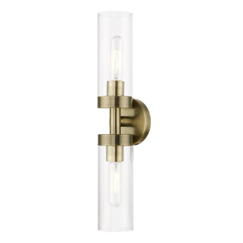 Livex Lighting Ludlow 2 - Light Vanity in  Antique Brass