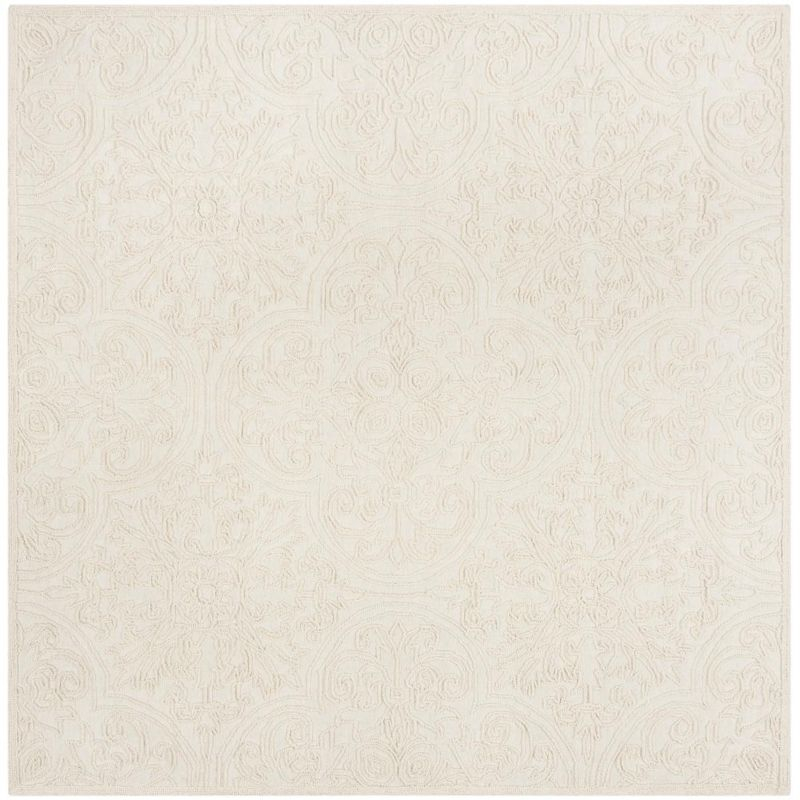 Martha Stewart Hand Tufted Wool And Cotton With Latex Damask Rug