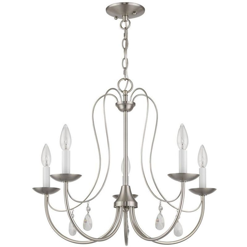 Livex Lighting Mirabella 5 - Light Chandelier in  Brushed Nickel