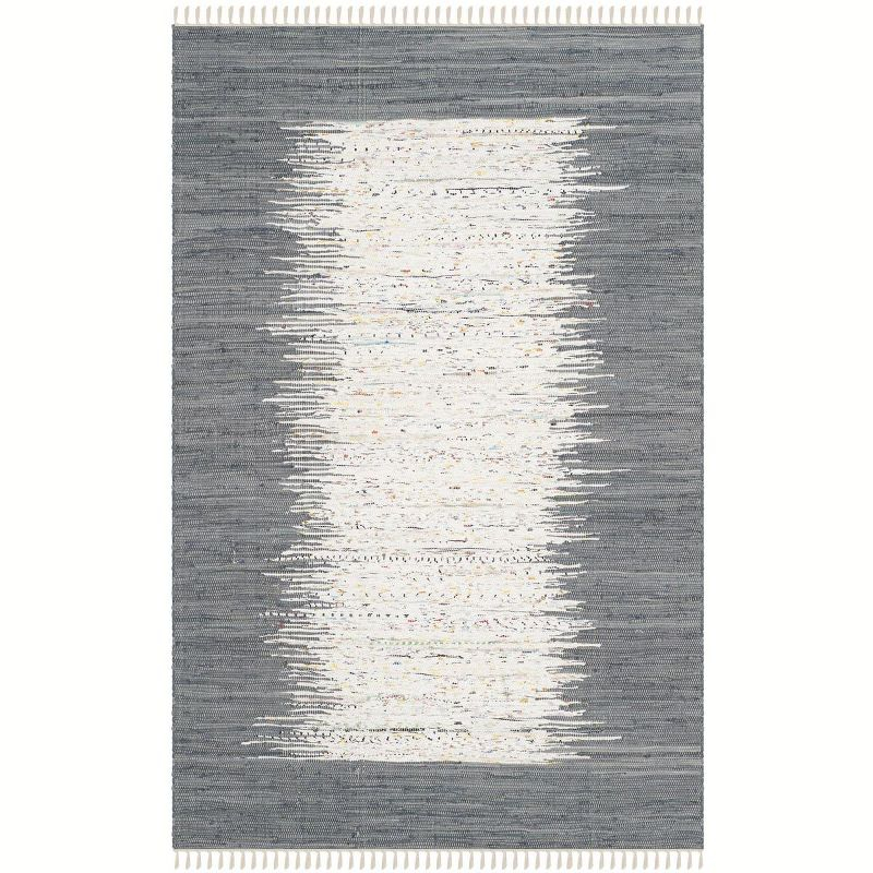 Montauk MTK711 Hand Woven Indoor Area Rug - Ivory/Grey - 5'x8' - Safavieh.