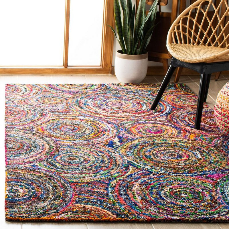 Nantucket NAN514 Hand Tufted Area Rug - Multi - 4'x6' - Safavieh.