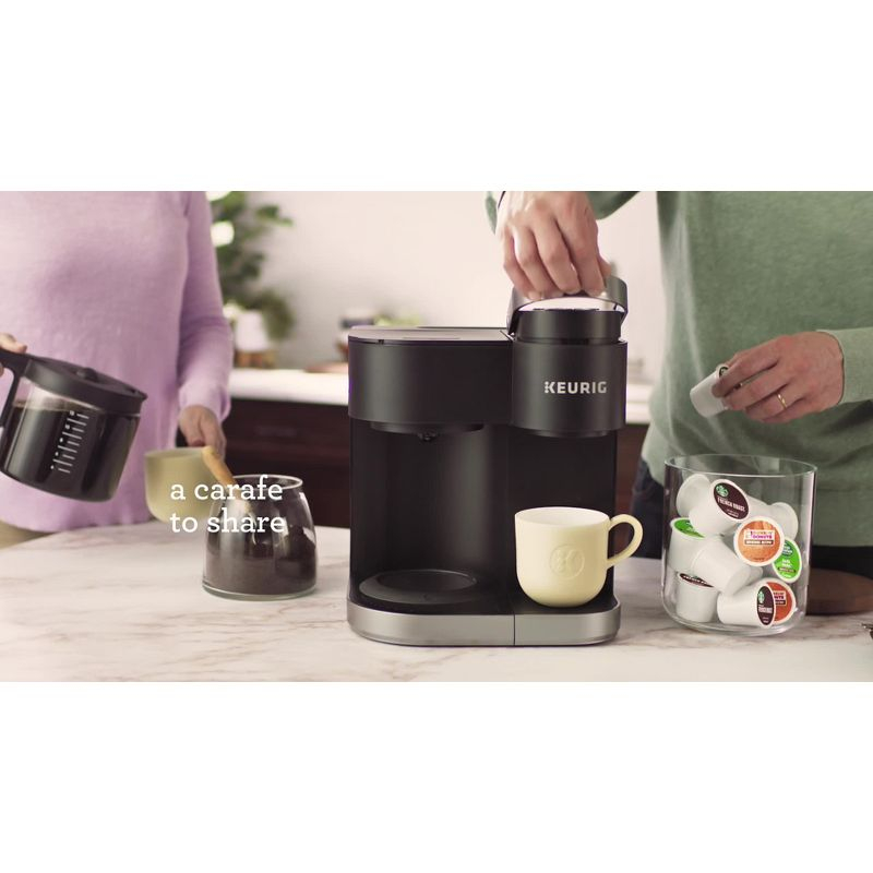 Keurig K-Duo Stainless Carafe: Silver Thermal Coffee Maker Accessory, Replacement Pot, Stainless Steel, 1-Year Warranty
