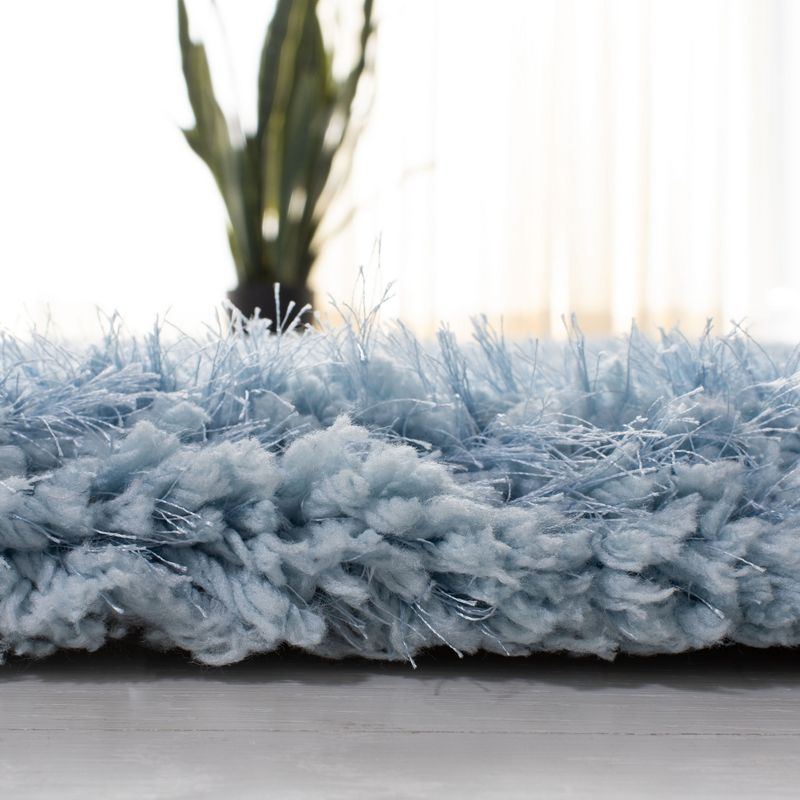 Supreme Shag SGS621 Hand Tufted Area Rug - Light Blue - 8'x10' - Safavieh.