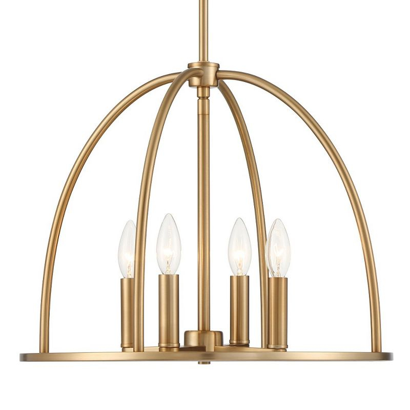 Crystorama Lighting Abbott 4 - Light Chandelier in  Vibrant Gold