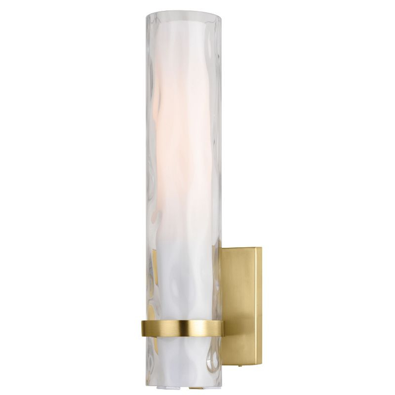 Vilo 1 Light Brass Bathroom Wall Fixture