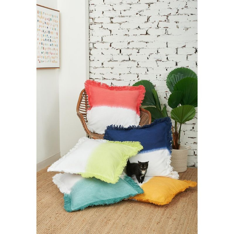 carol & frank Aster Ombre Cotton Blend Throw Pillow