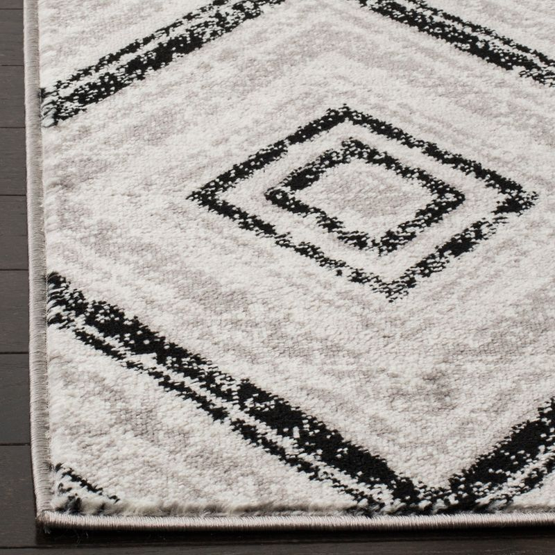 Skyler SKY120 Power Loomed Indoor Area Rug - Grey/Black - 9'x12' - Safavieh