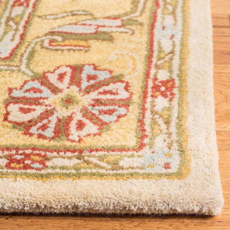 Classic CL324 Hand Tufted Accent Rug - Grey/Light Gold - 2'x3' - Safavieh.