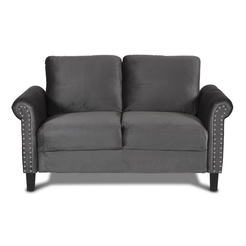 New Classic Furniture, Alani Loveseat-Slate Gray