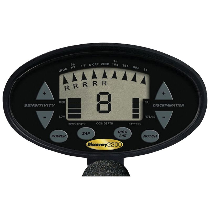 Bounty Hunter® Discovery® 2200 Metal Detector in Black