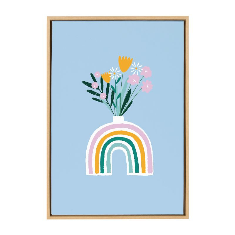 " Happy Flowers " by Duchess Plum (Aislinn Simmonds) Painting Print