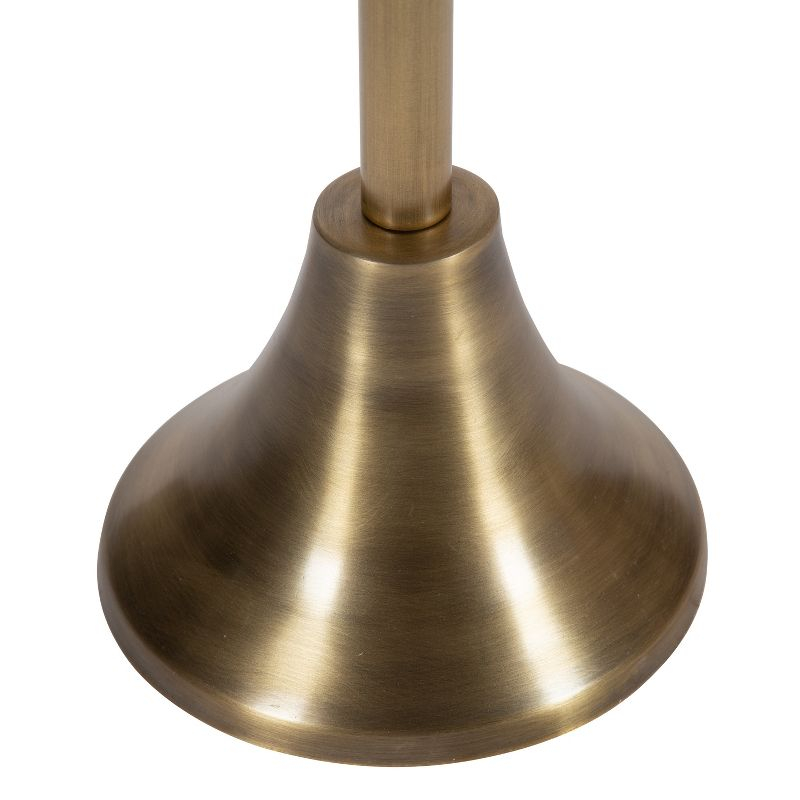 Kate and Laurel Sanzo Round Metal Drink Table, 9x9x23, Gold