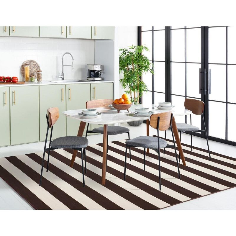 Montauk MTK712 Hand Woven Indoor Area Rug - Black/Ivory - 12'x15' - Safavieh.