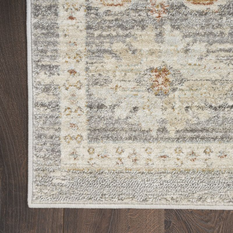 Nourison Traditional Home Vintage Indoor Area Rug Grey 2'3" x 8'