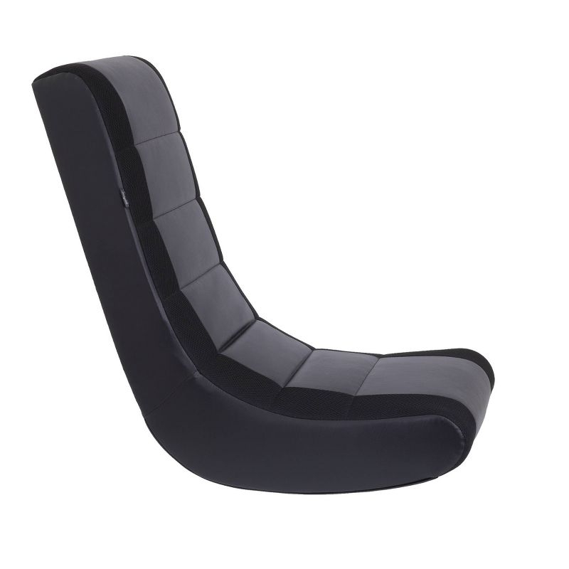 Video Rocker Gaming Chair Black - The Crew Furniture: Ergonomic Rocking Design, No Assembly Required