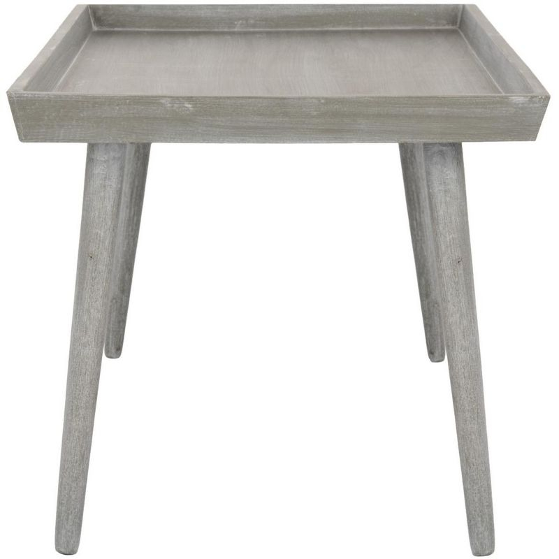 Nonie Coffee Table With Tray - Slate Grey - Safavieh
