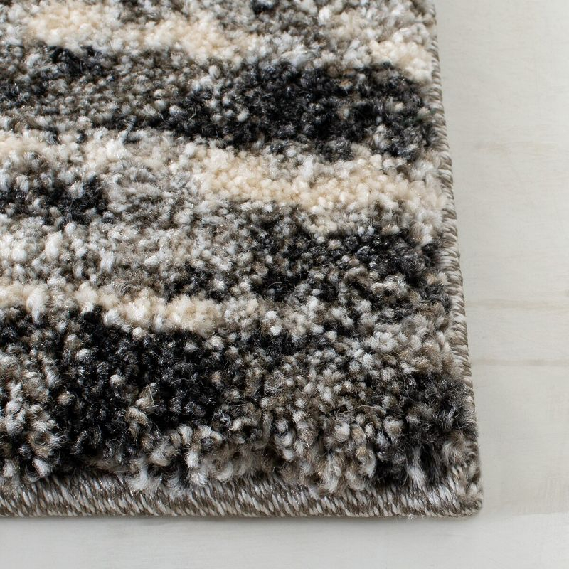 Retro RET2693 Power Loomed Indoor Area Rug - Dark Grey/Light Grey - 8'x8' - Safavieh.