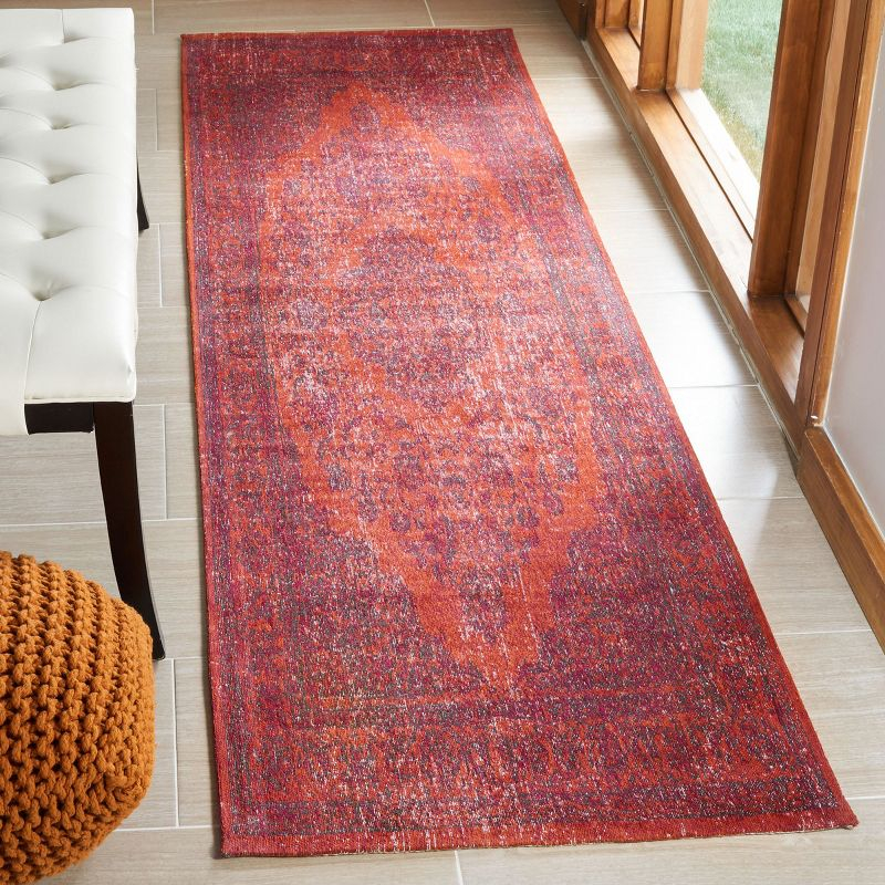 Classic Vintage CLV121 Loomed Indoor Runner Rug - Orange/Red - 2'4"x8' - Safavieh