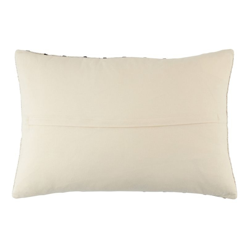 Saro Lifestyle Corded Throw Pillow With Poly Filling, Natural, 16" x 24"